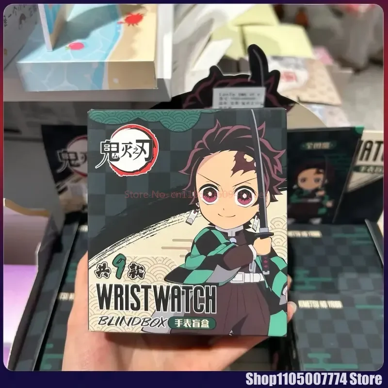 

In Stock Genuine Demon Slayer: Kimetsu No Yaiba Wristwatch Blind Box Kamado Tanjiro Kamado Nezuko Kanroji Mitsuri Watch Toy Gift