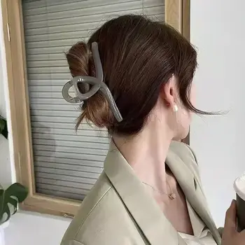 13cm plastové průhledné velké vlasové drápy, módní dámské oblečení, doplňky, pokrývky hlavy, sponky do vlasů, culíkové sponky do vlasů 10 nejlepší prodej velké sponky do vlasů - №4