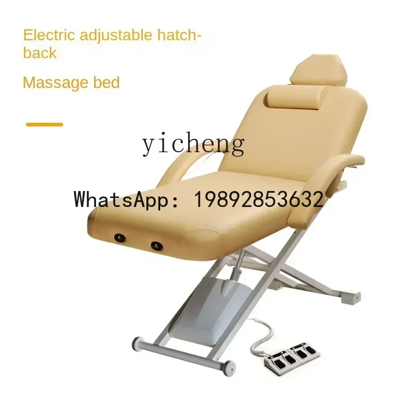 

LYY Electric Lifting Multifunctional Massage Couch Lift Back Bed Bone Correction