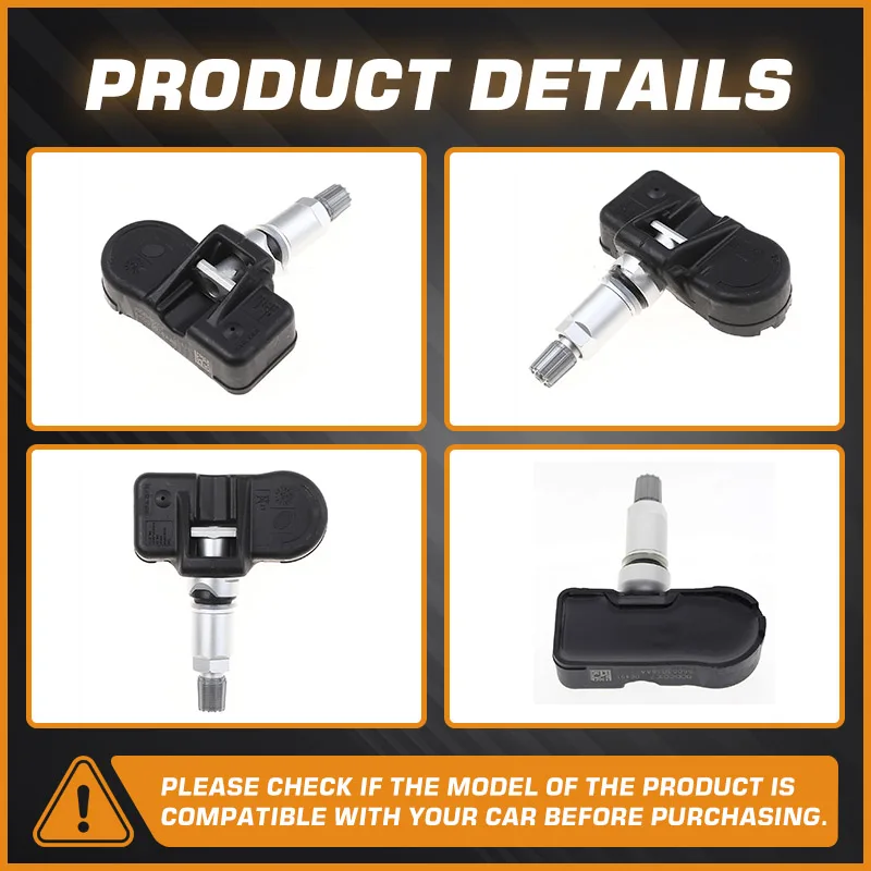 مستشعر ضغط إطارات السيارة لدودج جراند كارافان دودج تشارجر 2006-2007 دودج دورانجو 2007-2009 دودج المنتقم 2008-2012 TPMS #2