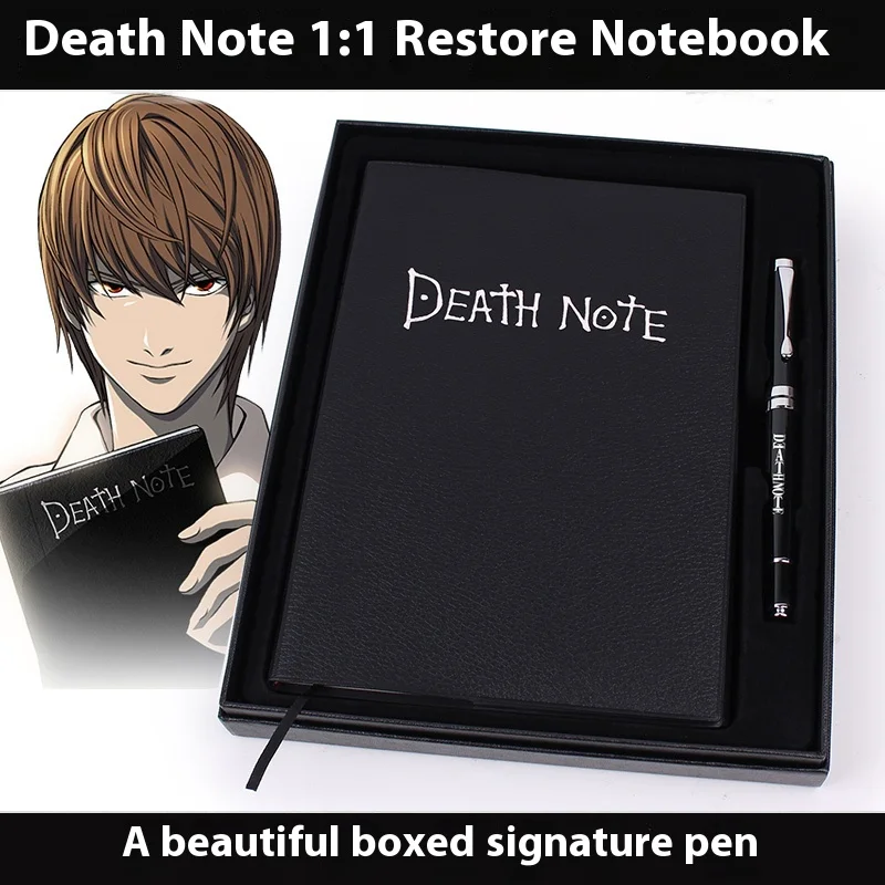 Death Note Peripheral Notebook Night God Moon Kira Manga Anime Restoration Cos Notebook Commemorative Collection Gift Prank