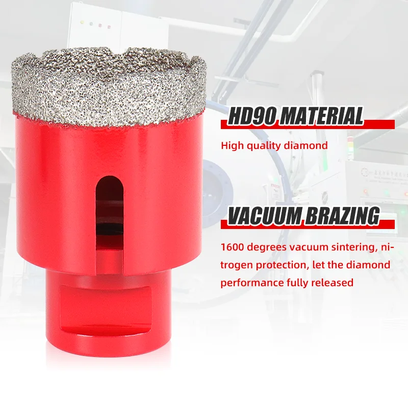 Dry Diamond Drilling Cutting Grinding Ceramic Tile Saw Blade Granite Marble Drill Bits Tiles Crowns with M14 Thread Opener