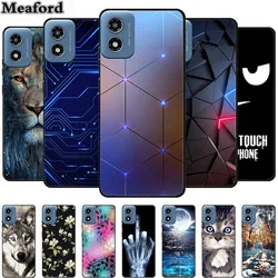 For Motorola Moto G Play 2024 Case Animals Soft Silicone TPU Phone Cases Cover For Moto G Play Gen 3 Wolf Protector Cool fundas