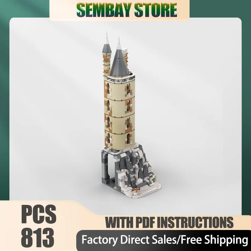 

Популярная модель фильма Moc, строительные кирпичи, модульная модель Owlery, технологические блоки, рождественские игрушки «сделай сам», строительные подарки