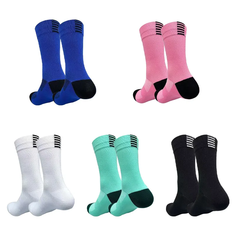 

Professional sports socks men's four season outdoor running anti slip mesh breathable anti slip midsole cycling socks