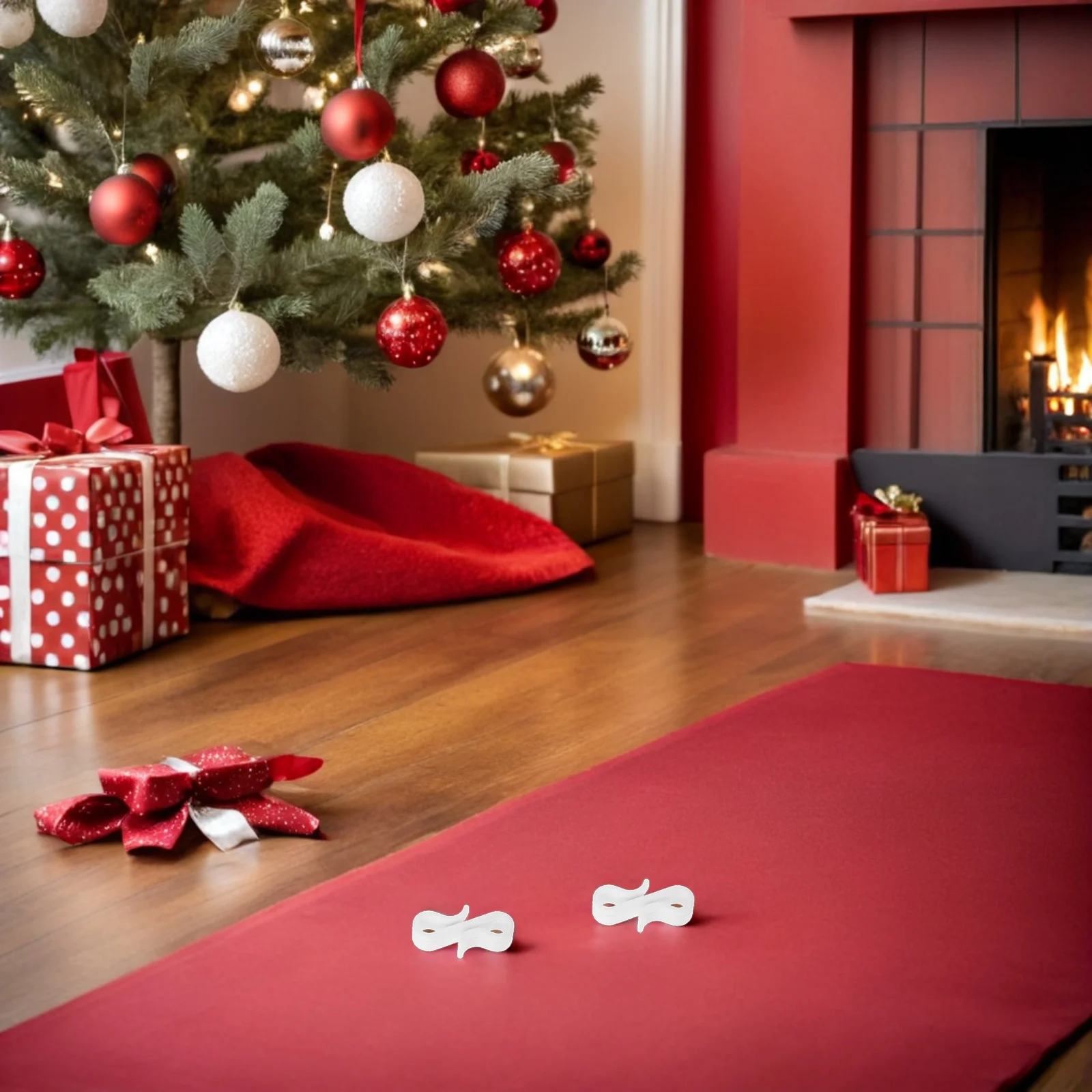 

30 Pcs Christmas Light Clips for outside Hook Gutter Hangers Lights Hanging Hooks Patio Outdoor