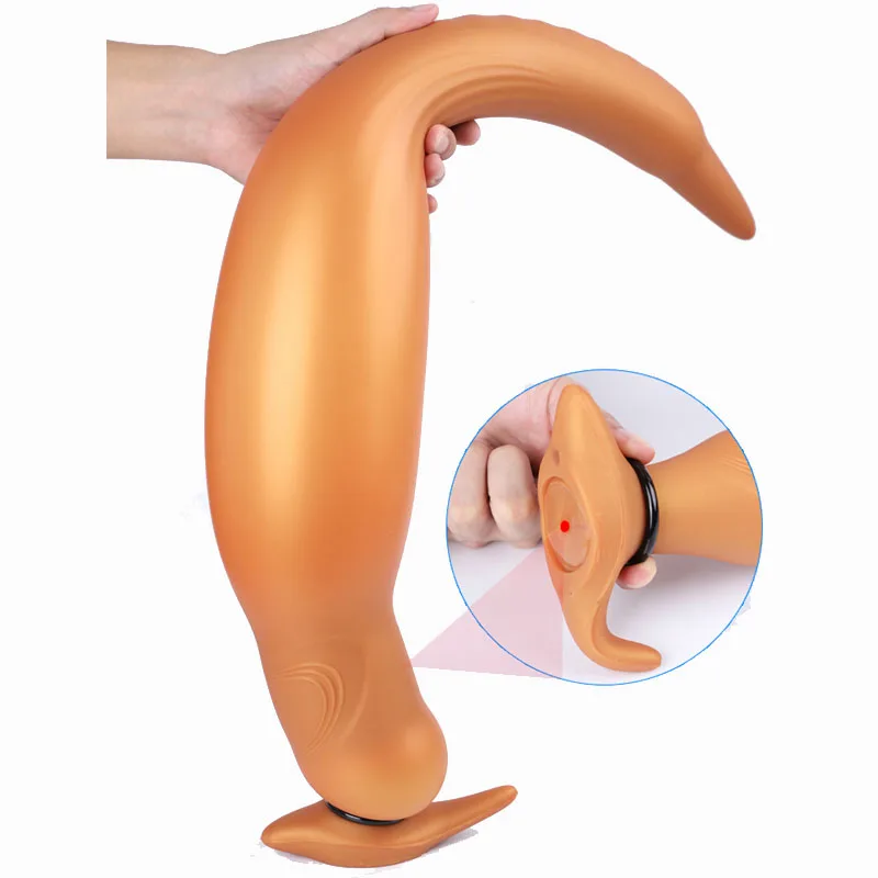 Super Long Anal Plug Inflatable Dildo Pump Prostate Massage Huge Butt Beads BDSM Sex Toys For Men Women Gay Anus Vagina Dilator