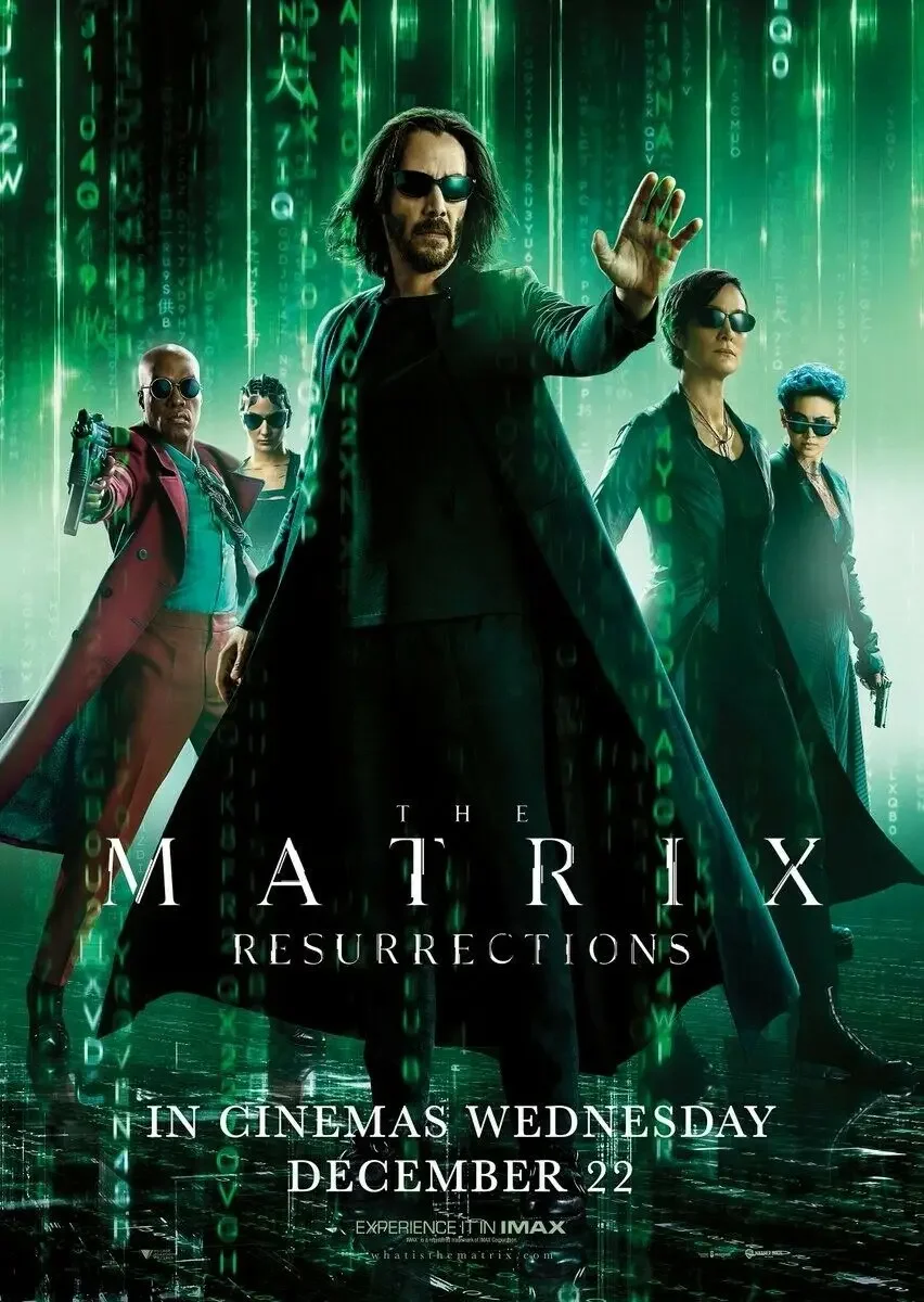 The Matrix Reslavoisier tions 2021 Movie, Art Picture Print InjPoster, Home Wall Decor