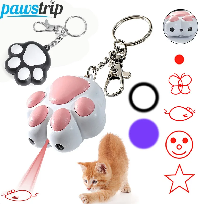 Brinquedo Interativo para Gatos com Laser, Recarregável via USB, Brinquedo para Caçar Gatos com Padrões Ajustáveis, Brinquedo para Gatinhos, Suprimentos para Animais de Estimação