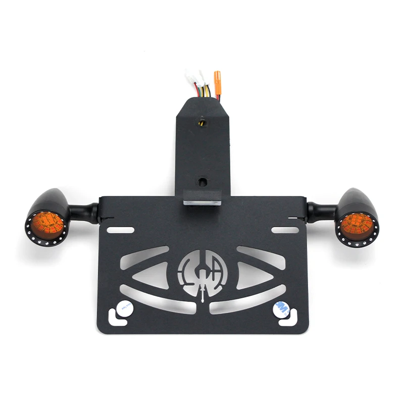 

Applicable to Jinjila 350/450 Qianjiang Flash 400 modified short tail license plate frame mini tail light turn signal three-in-o