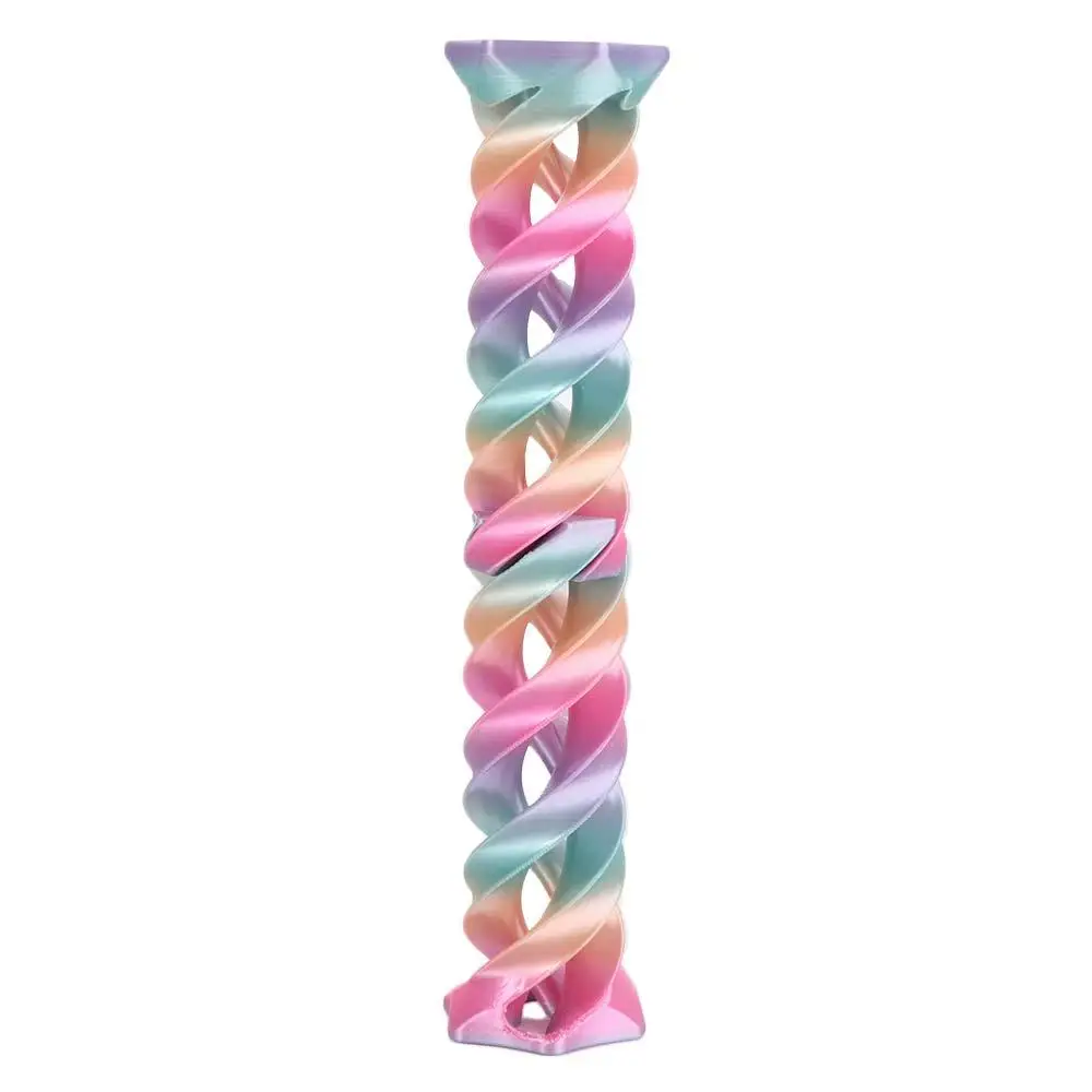 

Detachable 3D Spiral Cone Fidget Toy Candy Color Rotating Spiral Spiral Tree Sculptures Fingertip Toy Shuttle Model Impossible