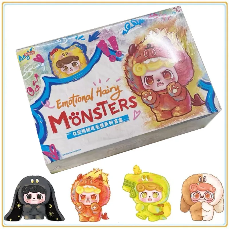 

Qkid Emotional Hairy Monsters Series Blind Box in Spot Garage Kit Trendy Play Ornament Garage Kit Pendant Collection Cute Gifts
