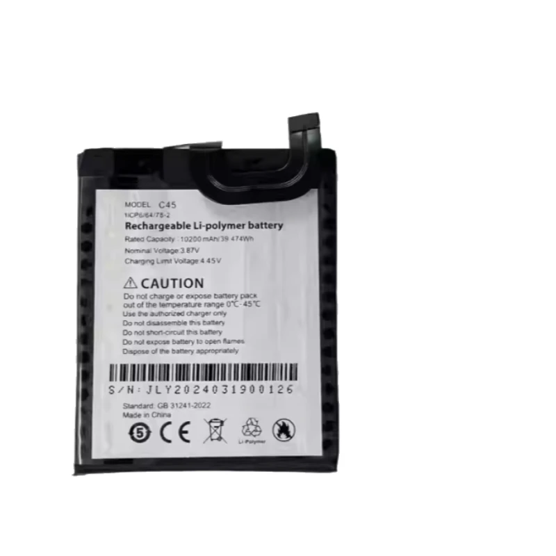 ใหม่ C34 C45 แบตเตอรี่คุณภาพสูงสำหรับ CUBOT C34 C45 แบตเตอรี่โทรศัพท์มือถือ 10600mAh 3.87V