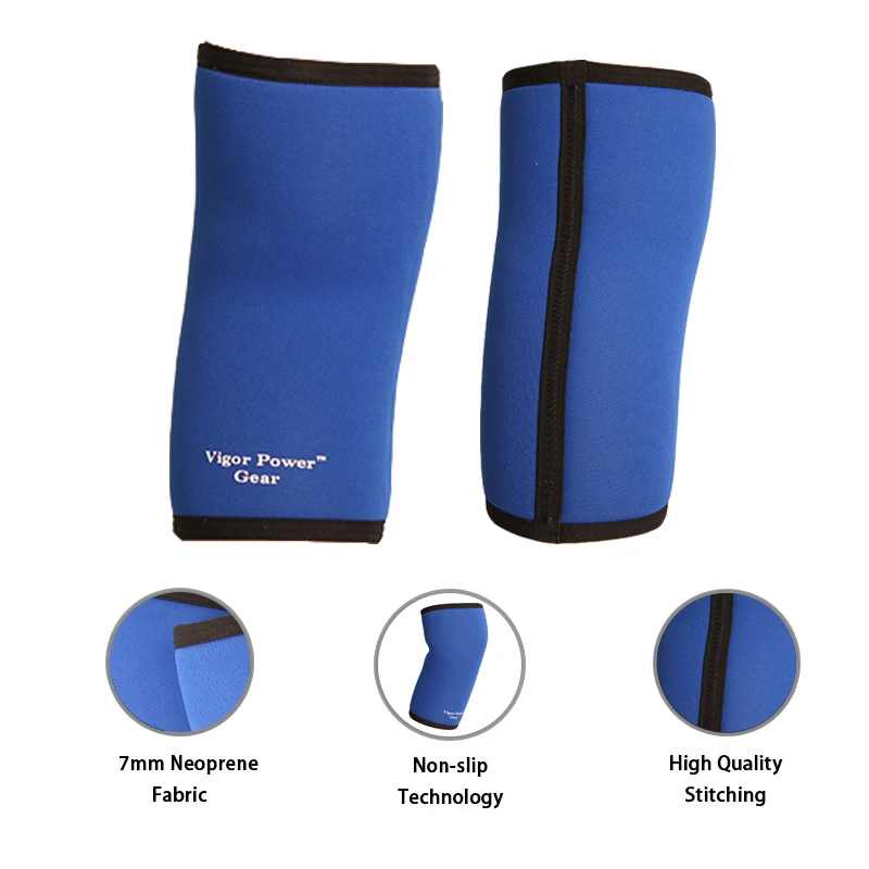 Professional Grade Gym Fitness Knee Sleeve and Wrist Braces Set for Weight Lifting Powerlifting