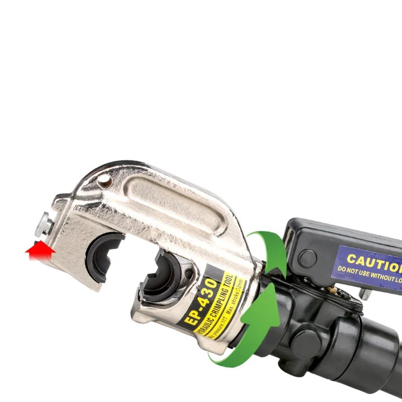 EP-430 Quick Manual Hydraulic Pliers with Safety System Inside Hydraulic Wire Crimping Tool Head Part Can Rotate