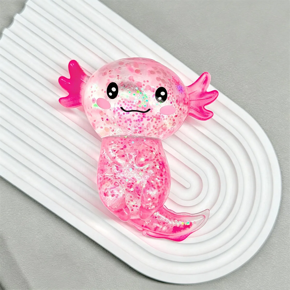 Colorful Salamander Maltose Fidgets gift Squishy Malt Sugar Stretchy Axolotl Fun Squeeze Birthday Supplies Anti-Anxiety Gift