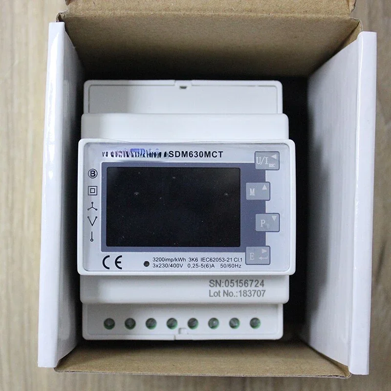 Sdm630mct Mid Smart Energy Meter Deye Three-Phase Energy Meter