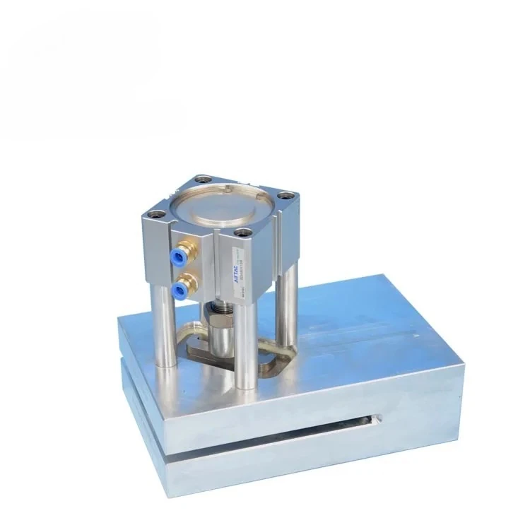 Pneumatic 80X20mm D Punch Handle Hole Punch For PE Plastic Bag Making Machines