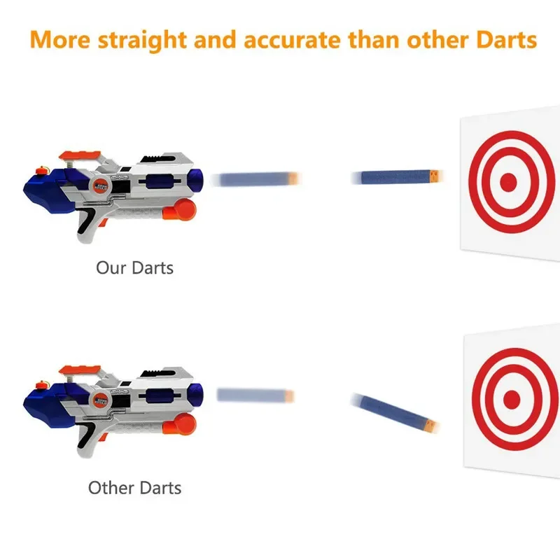 Waffle Head Darts Refill Pack for Nerf N-Strike Elite Blasters - Blue 3