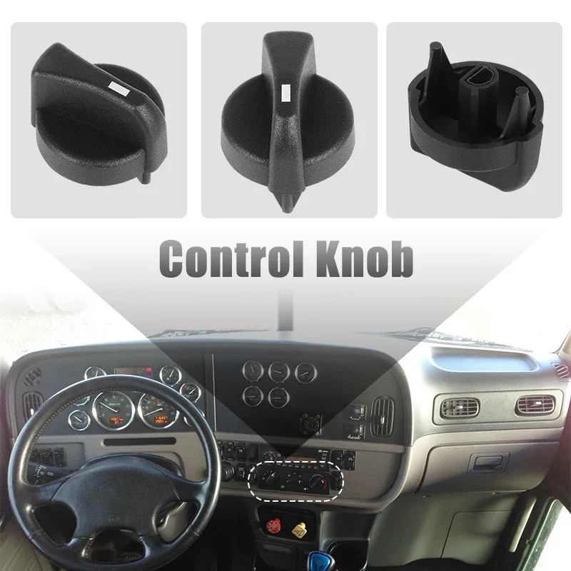 

1pc/3pcs AC Heater Blower Fan Control Knobs Buttons for Peterbilt 330 350 387 HVAC Climate Control Module Switch 121-0001-000