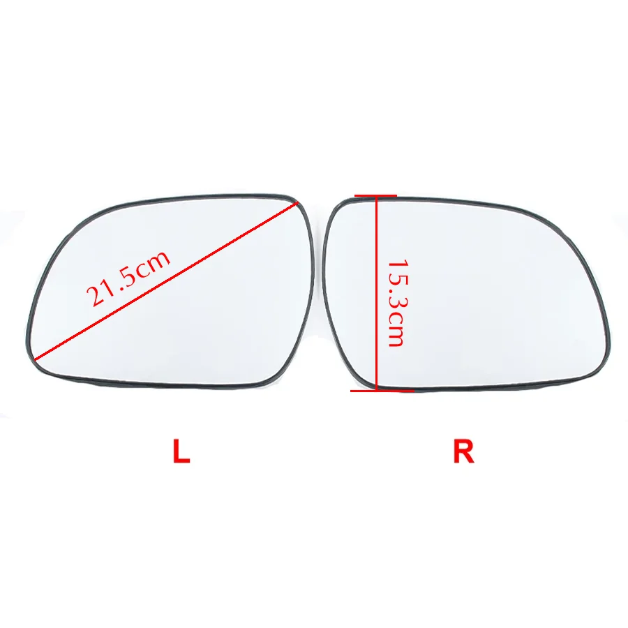 For Toyota Alphard 2010 2011 2012 2013 2014 Car Rearview Mirror Lenses Exterior Side Reflective Glass Lens with Heating