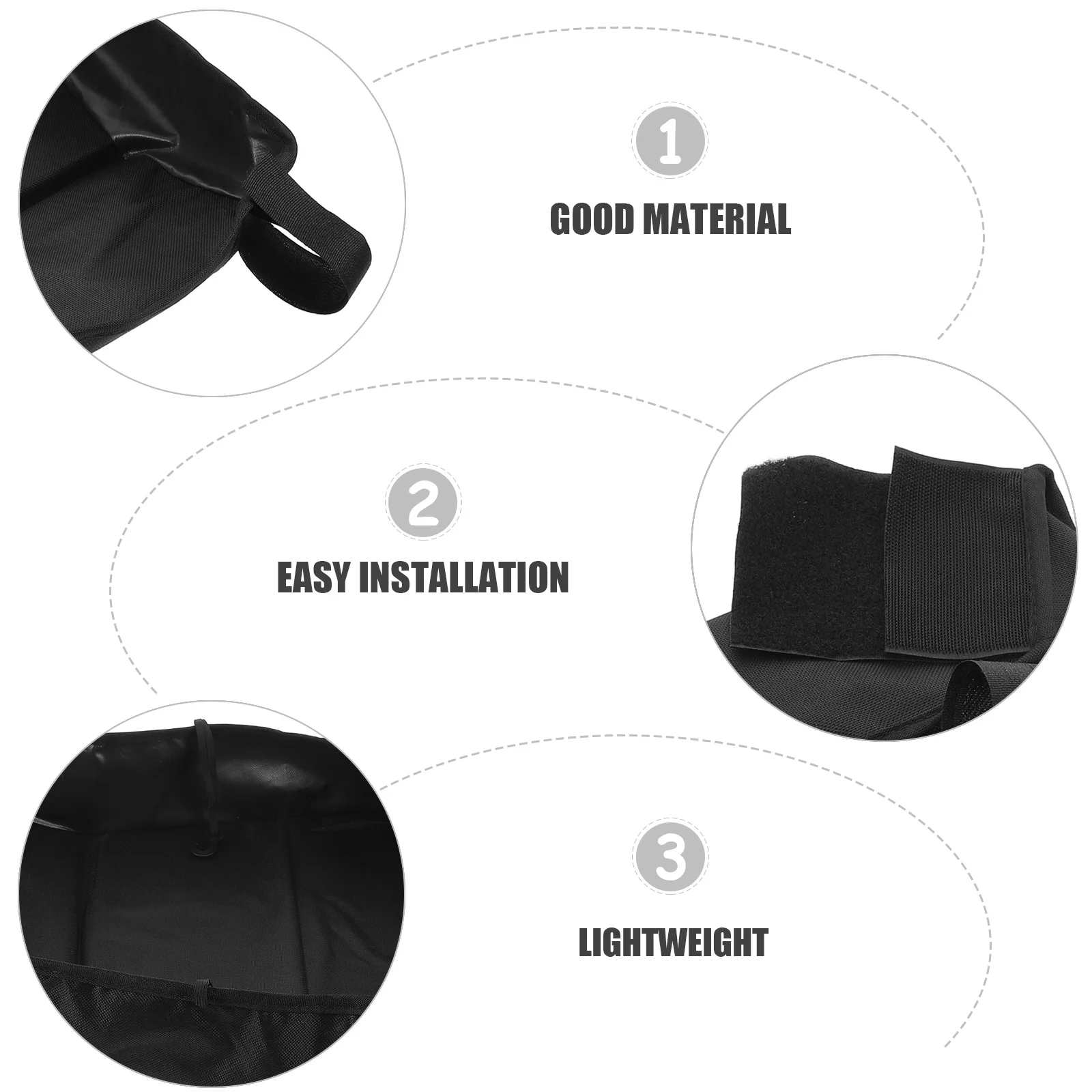 Stroller Bottom Basket Large Capacity Organizer Bag Universal Fit Under Stroller Storage Attachment Baby Essentials Storage image 6