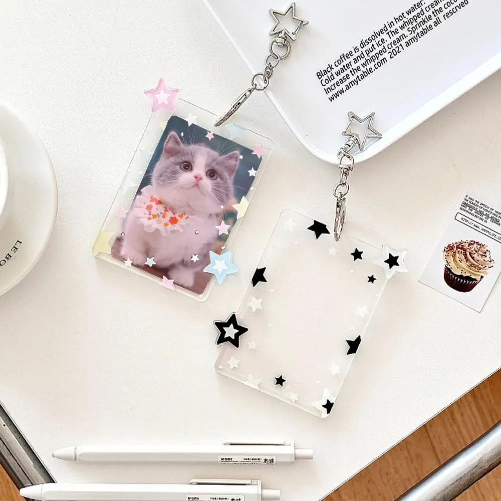 Transparent 3 Inch Kpop Photocard 3 Inch INS Style Idol Protective Case Meal Card Public Transport Card Protector Holder