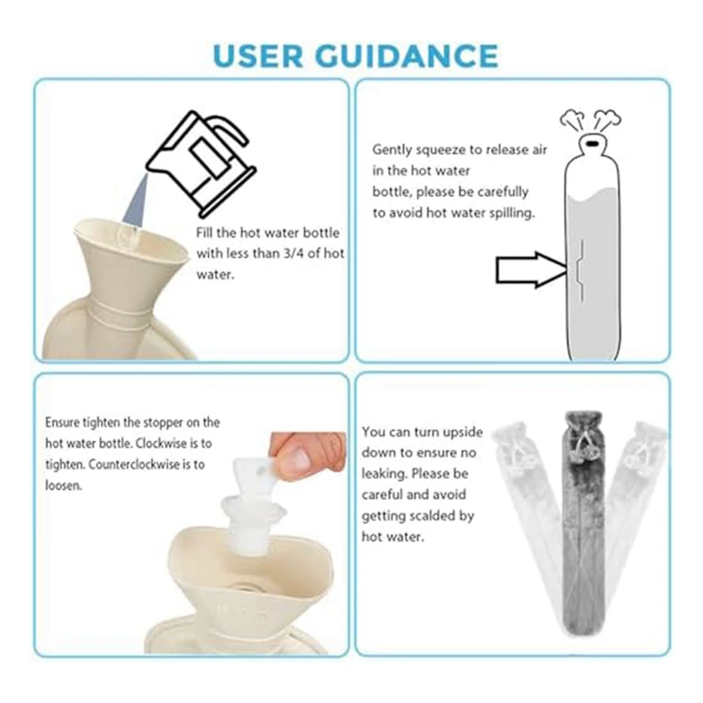 

M-Modern-Длинная бутылка для горячей воды для всего тела с крышкой, сумка для горячей воды для облегчения боли, бутылка для теплой воды из искусственного меха, розовая прочная 72