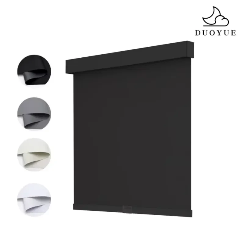 Factory Direct Child Safety Manual Cordless Spring Control Blackout Roller Blinds for Windows