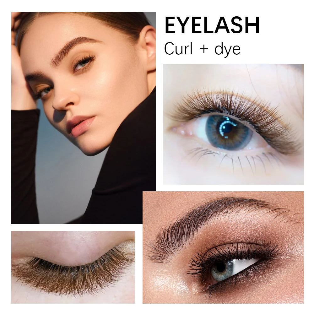 Neue Lash Lift und Tönung Kit Professionelle Wimpern Lifting Tönung Stirn Laminierung Farbstoff Augen Make-Up Werkzeuge DIY Curling Wimpern Zu Hause