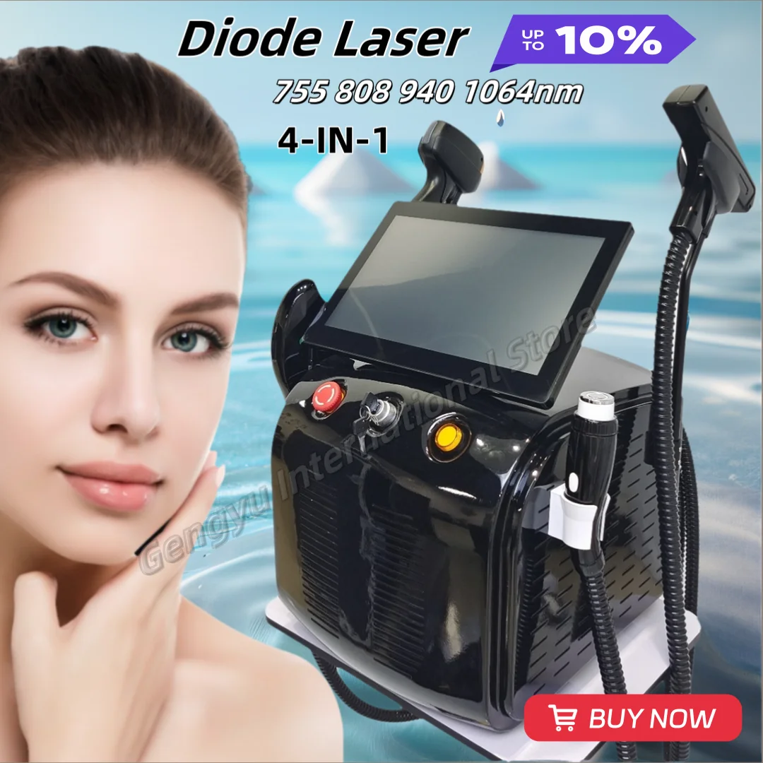 

Сопрано, титановый платиновый лед, 4 в 1, безболезненная мощность 4000 Вт, 4 волны, 755/808/940/1064 нм, технология ND: YAG для дома и коммерческого использования