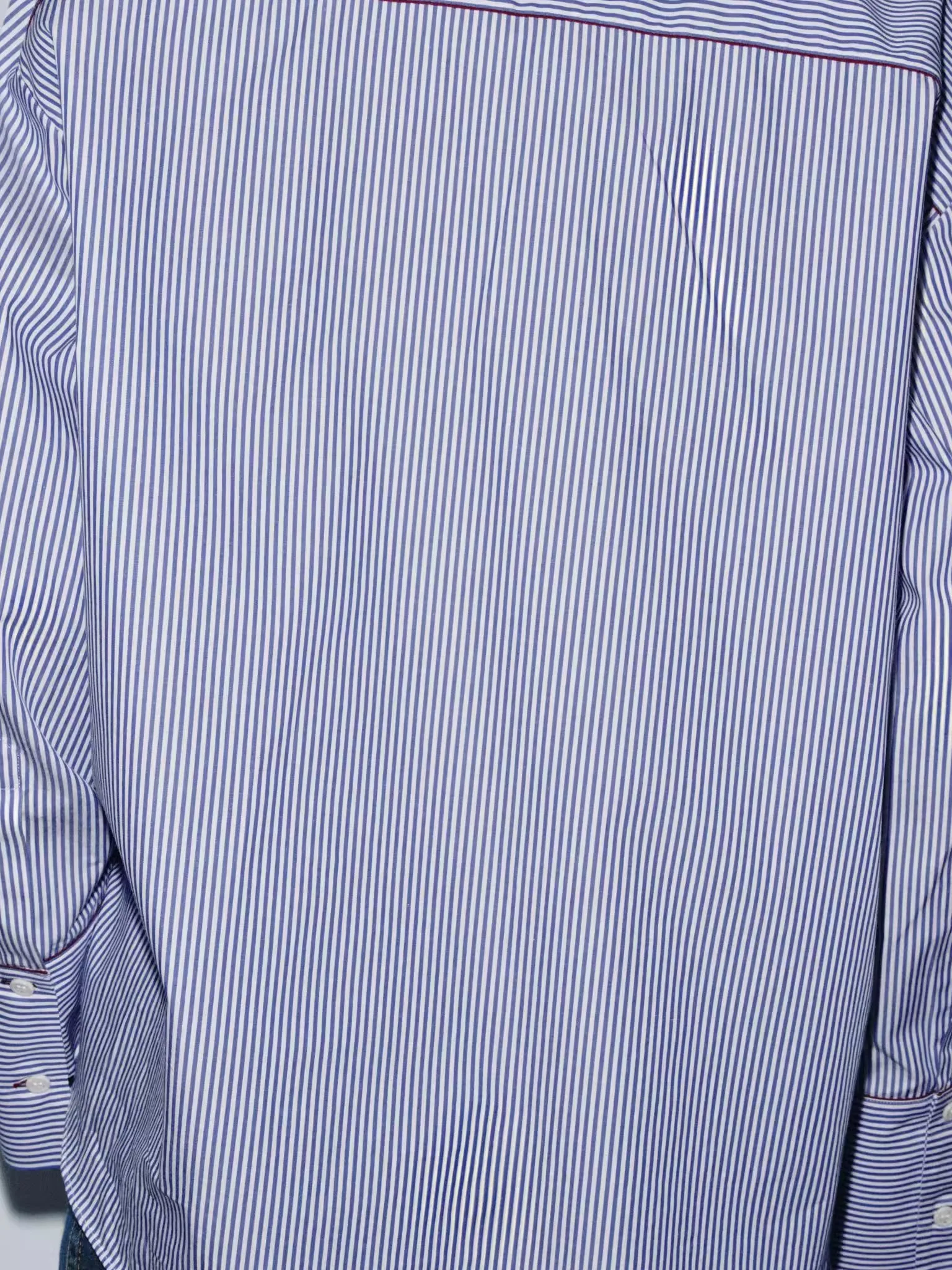 레이드바 스트라이프 컬러 블록 캐주얼 코튼 여성 루즈핏 통기성 패셔너블 가을 신상품