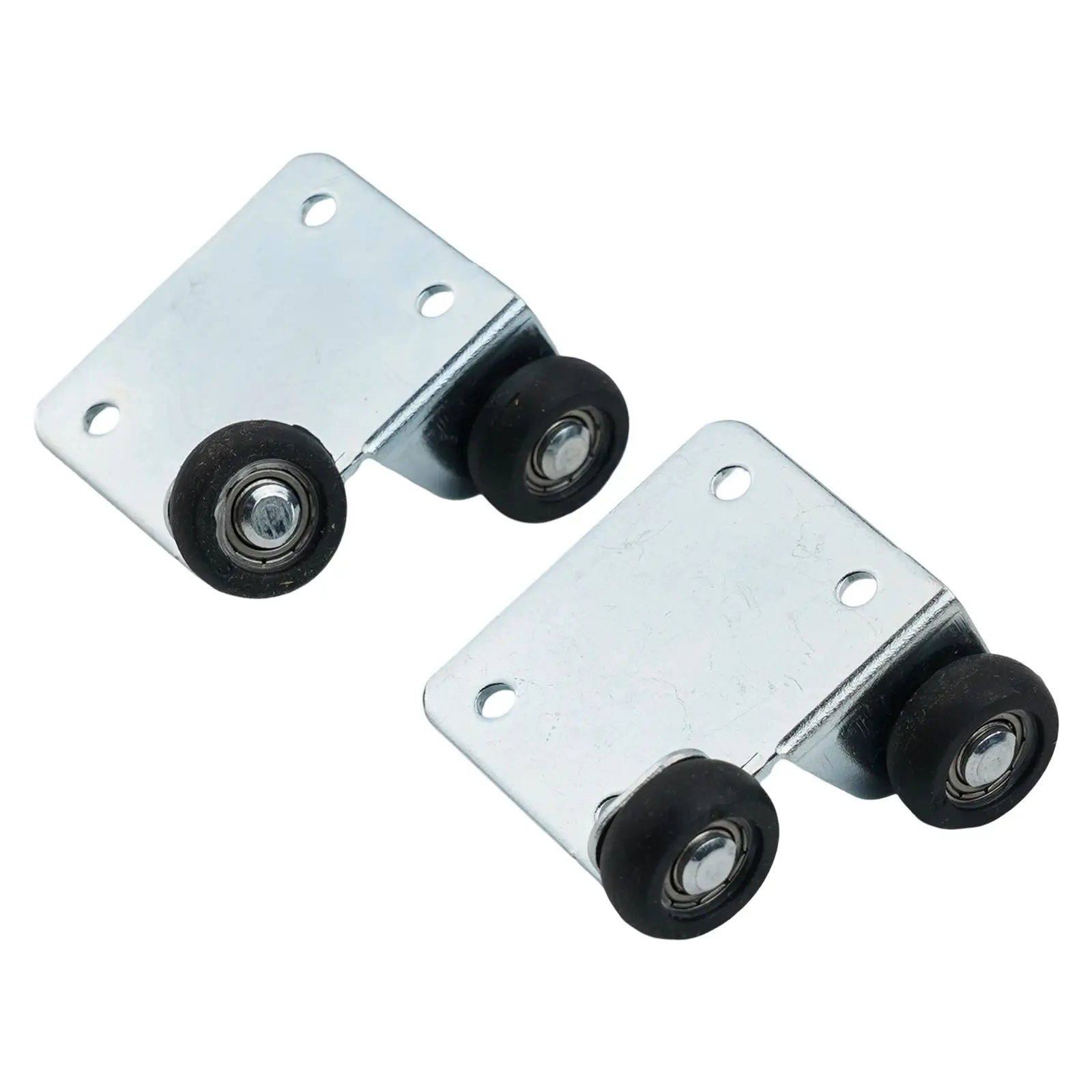 Sliding Door Wheel Set for Wardrobe and Display Cases Robust Cold Rolled Steel Construction with Easy Installation Parts