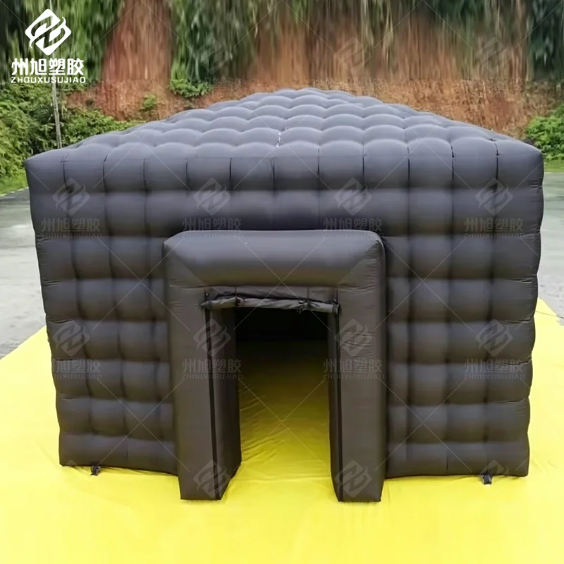 Square Inflatable Nightclub Tent With Disco Light Night Club House Portable Inflatable Cube Tent For Indoor Outdoor Party Events