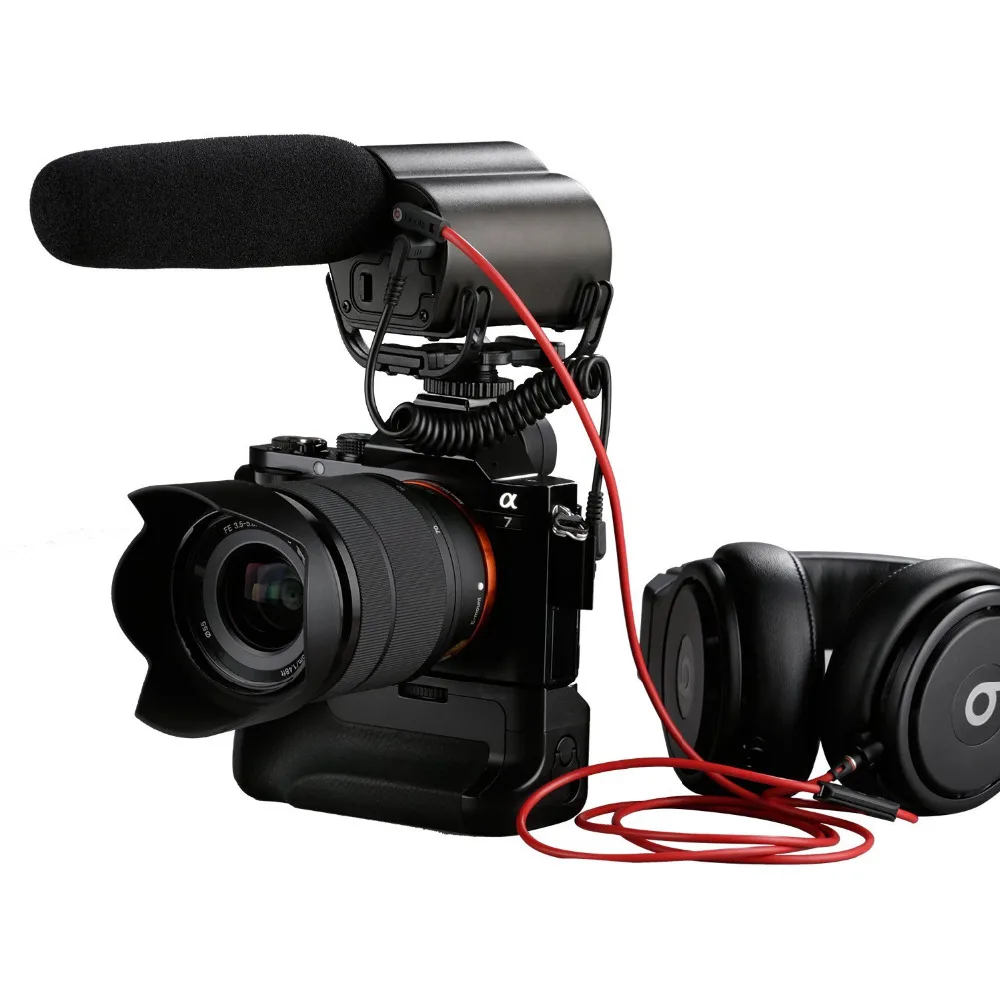 

Saramonic Vmic Video Mic Broadcast Quality Professional Audio Stereo Condenser Microphone for Canon Nikon DSLR Camcorder