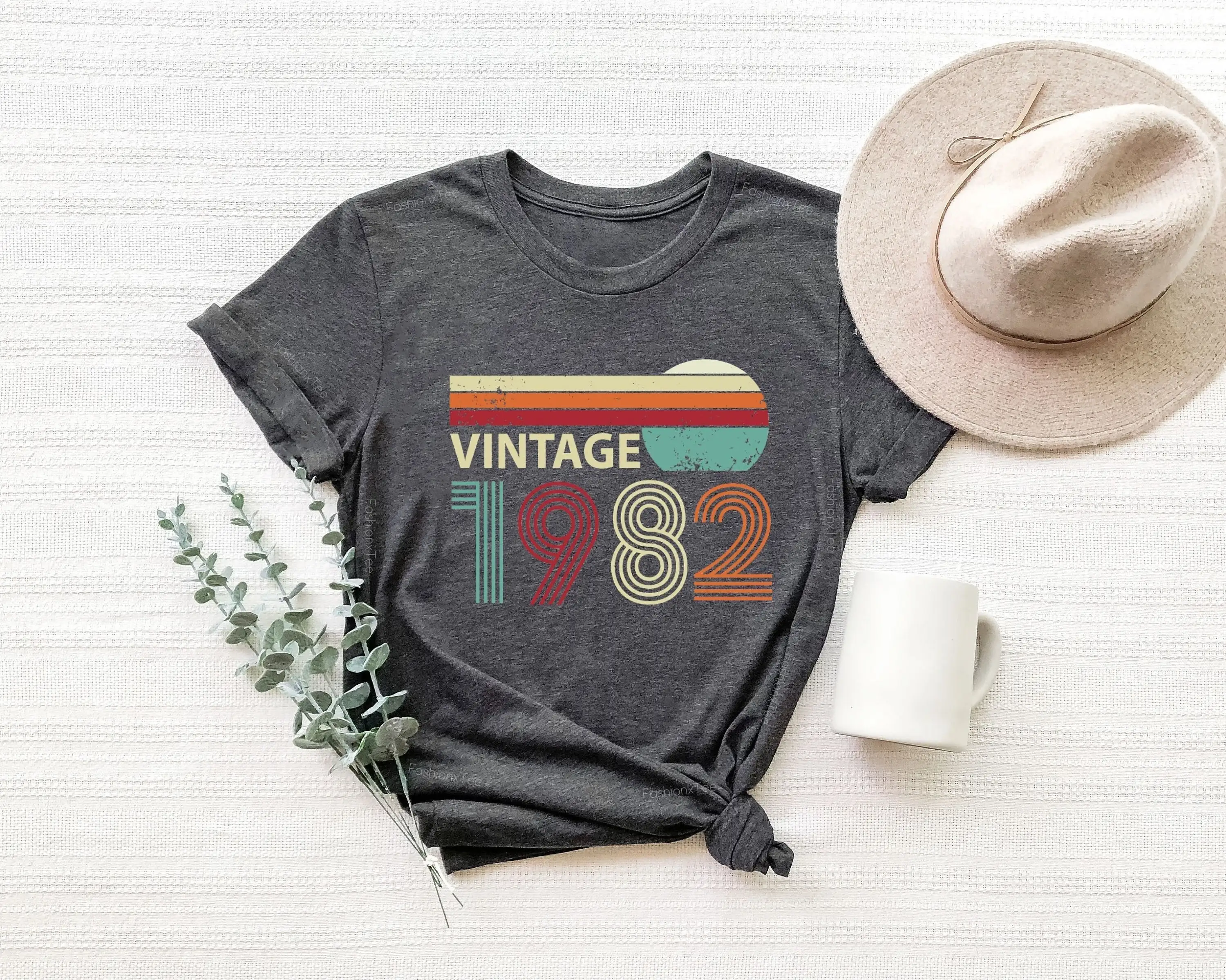 42Nd Retro Birthday T Shirt Vintage 1982 Xmas Gift For Men Best Friend