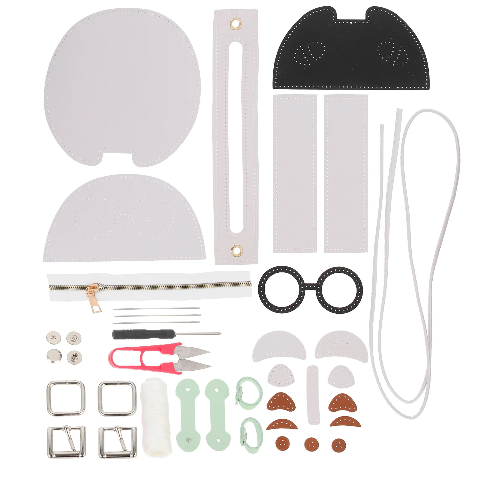 

PU Bear Kit Craft Set Handmade Accessory Kit Knitting Material Child's Activity Bag Educational Craft Parent Child