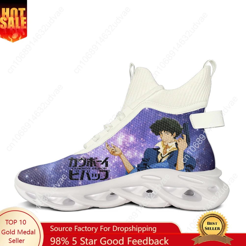 

C-Cowboy Bebop High Top Flats Sneakers Mens Womens Sports Running Shoes High Quality Sneaker Lace Up Mesh Footwear Custom Shoe