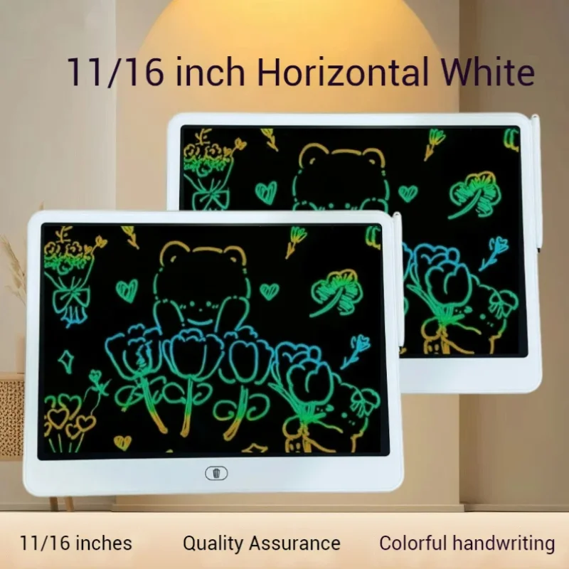 11/13/16 Inch LCD Large Screen Drawing Board Writing Tablet Digit Magic Blackboard Painting Tool Kids Toys Brain Game Child Gift