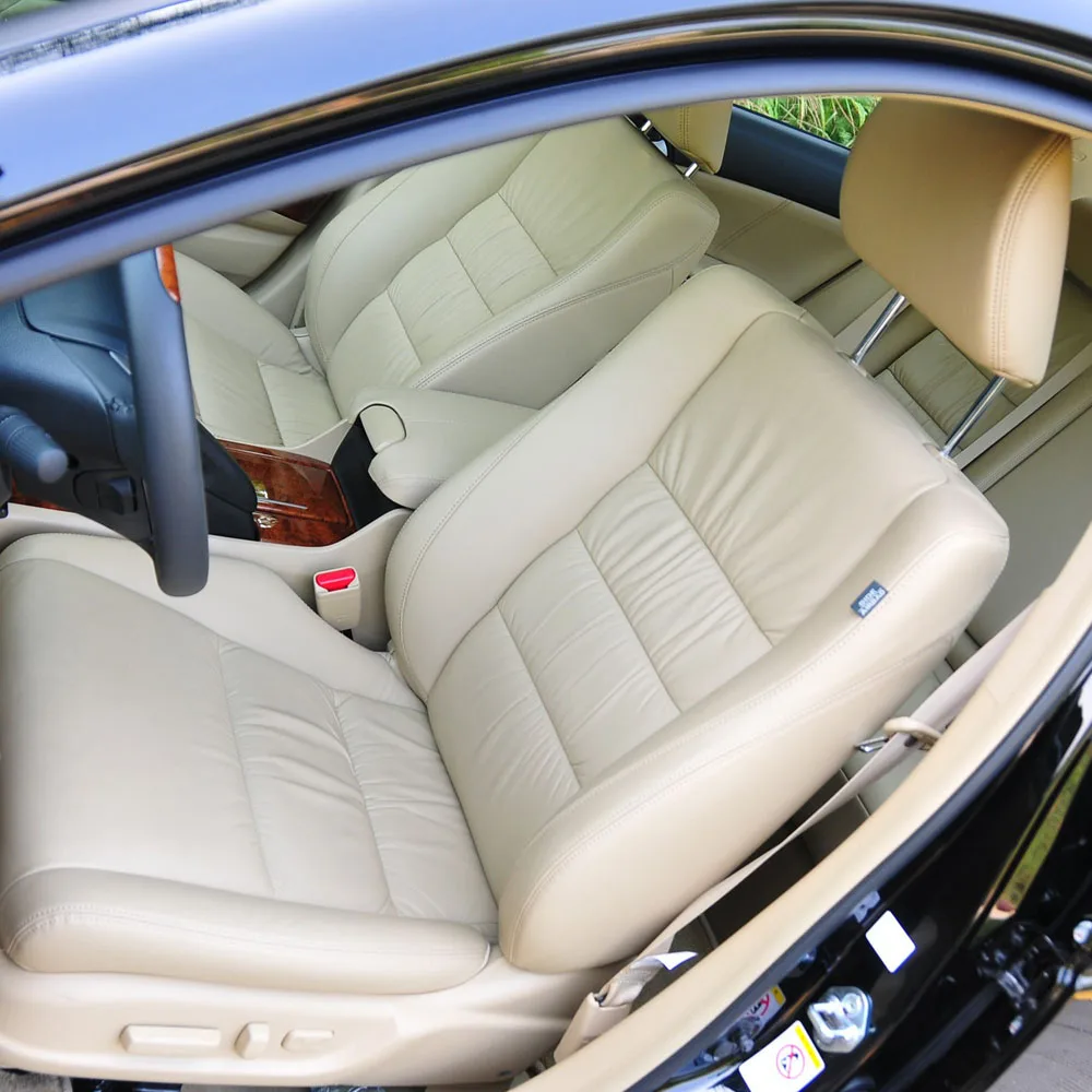 

Car Seat Covers For Honda Accord VIII 2009 2010 2011 2012 2013 Nappa Leather Custom Full Set Interior Protector Accessories