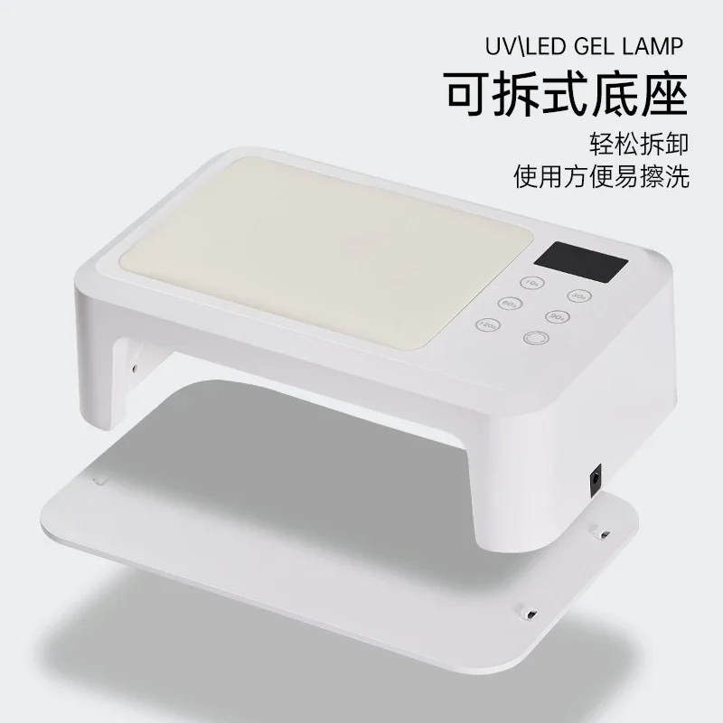 High-power quick-drying hand pillow, wearing an integrated nail art LED light, baking nail polish