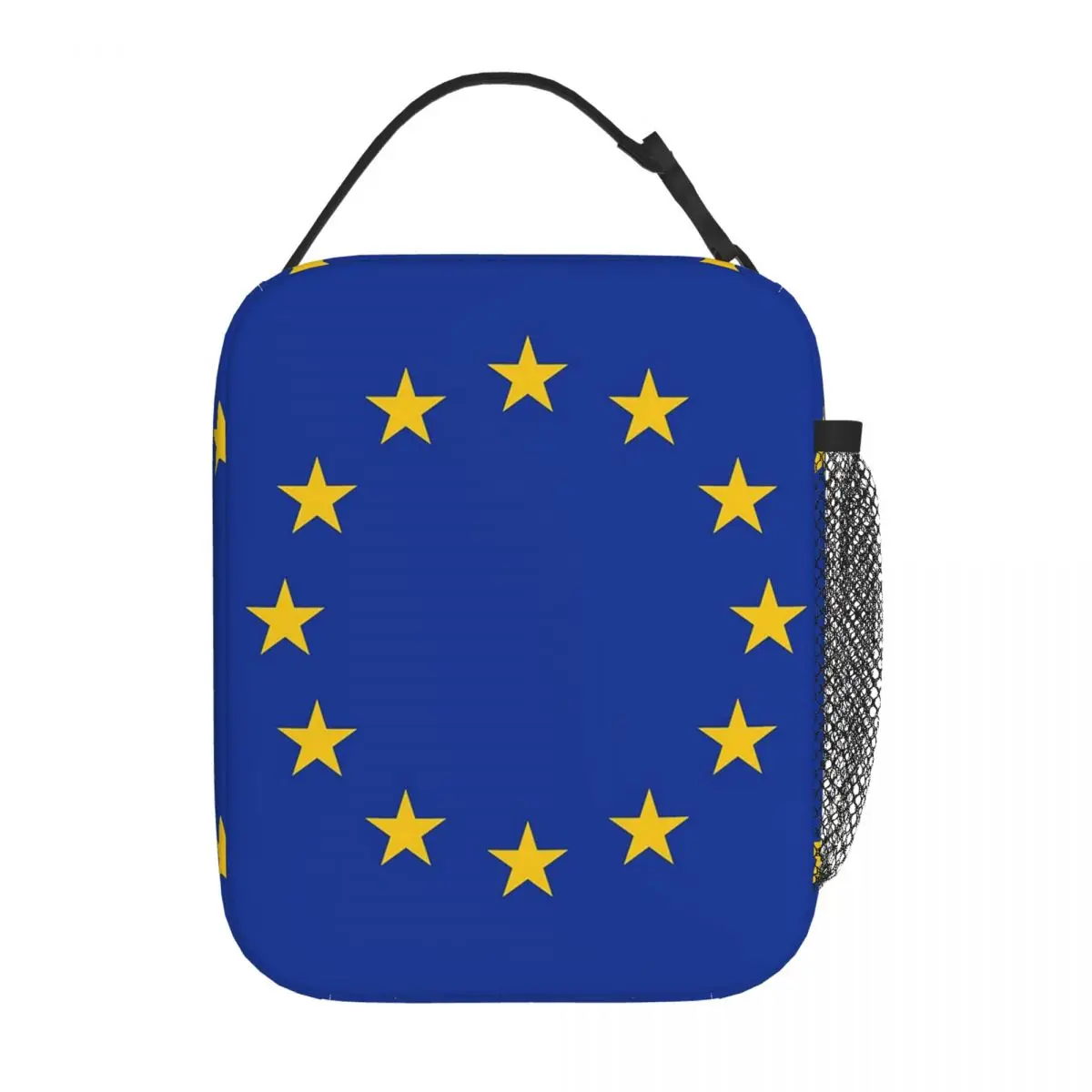 Europe European Union EU Stars National Flag (3) Insulated Lunch Bag for Women Kids Leakproof Food Boxes Thermal Lunch Box Tote