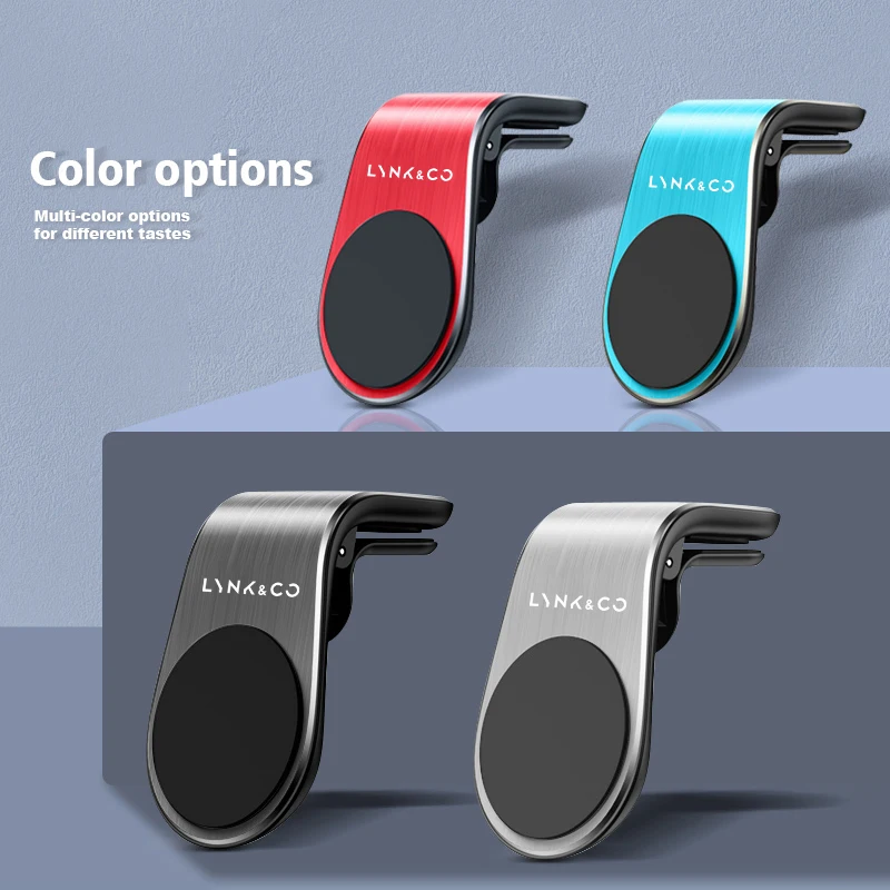 

Magnet Phone Holder GPS Stand Air Vent Clip Car Accessories For LYNK&CO 01 08 02 03 Phev 03+ 05 06 09 07 PHEV 09 MHEV
