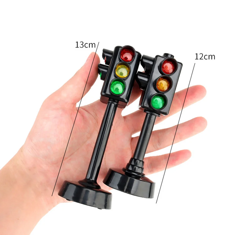 1PC segnaletica stradale Real Voice Traffic Lights Micro accessori paesaggistici fai da te