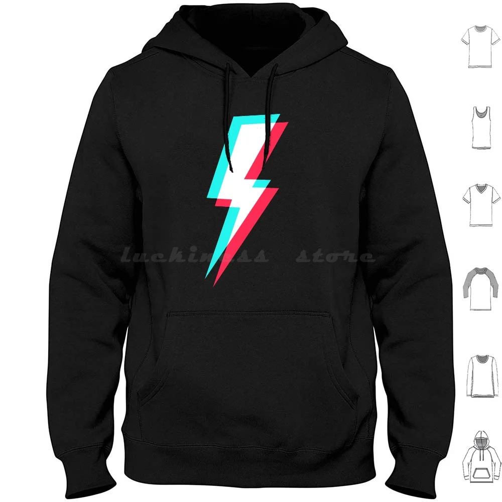 Lightning Flash Hoodie cotton Long Sleeve Reference Flash Lightning Flash Flash Lightning Lightning Bolt And Roll