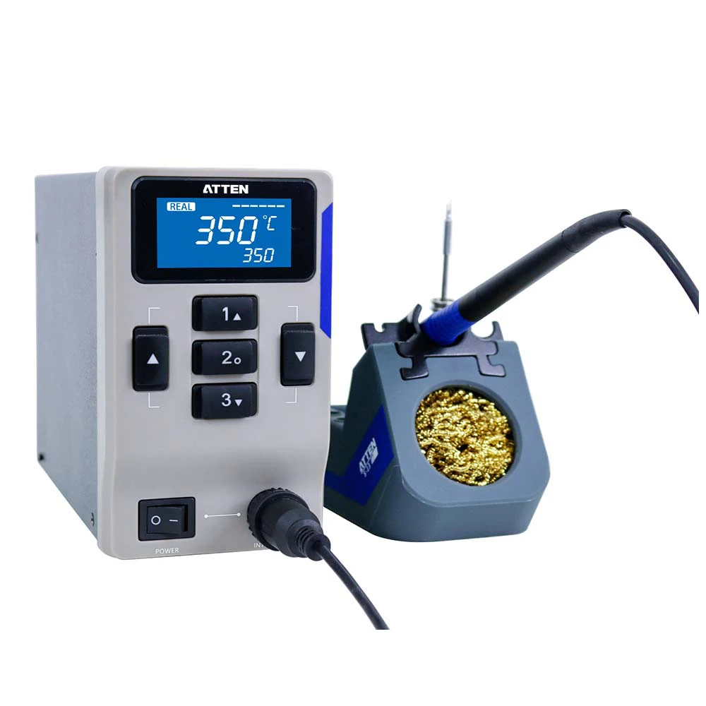 ATTEN ST-9150 Lead Free Anti-static Intelligent Soldering Stations SMD Rework Station Soldering Iron for Phone Motherboard