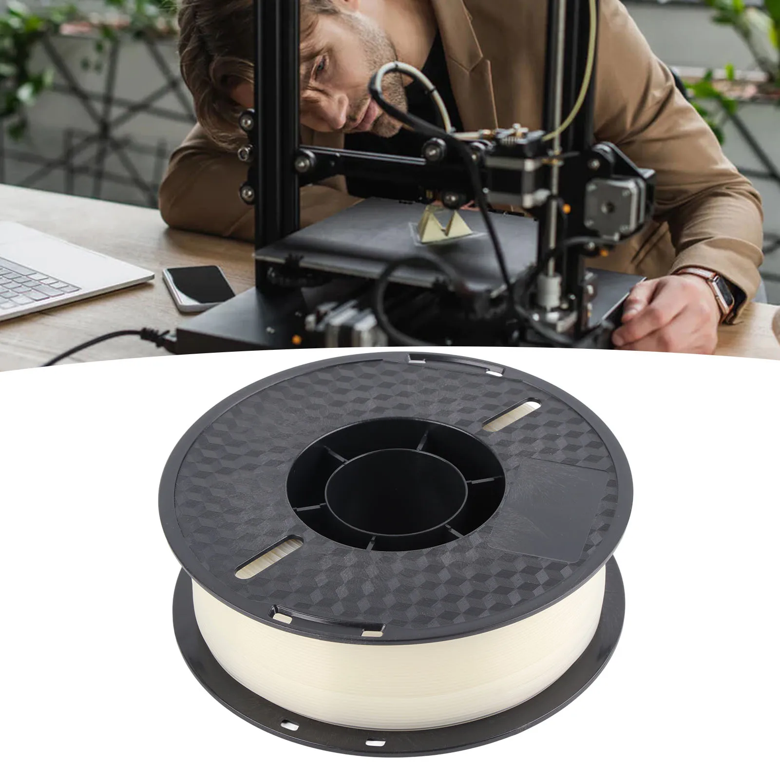 

High Accuracy PLA Filament PLA 1.75mm Filament High Accuracy Smokeless 3D Printer Filament Printing Consumables 1kg