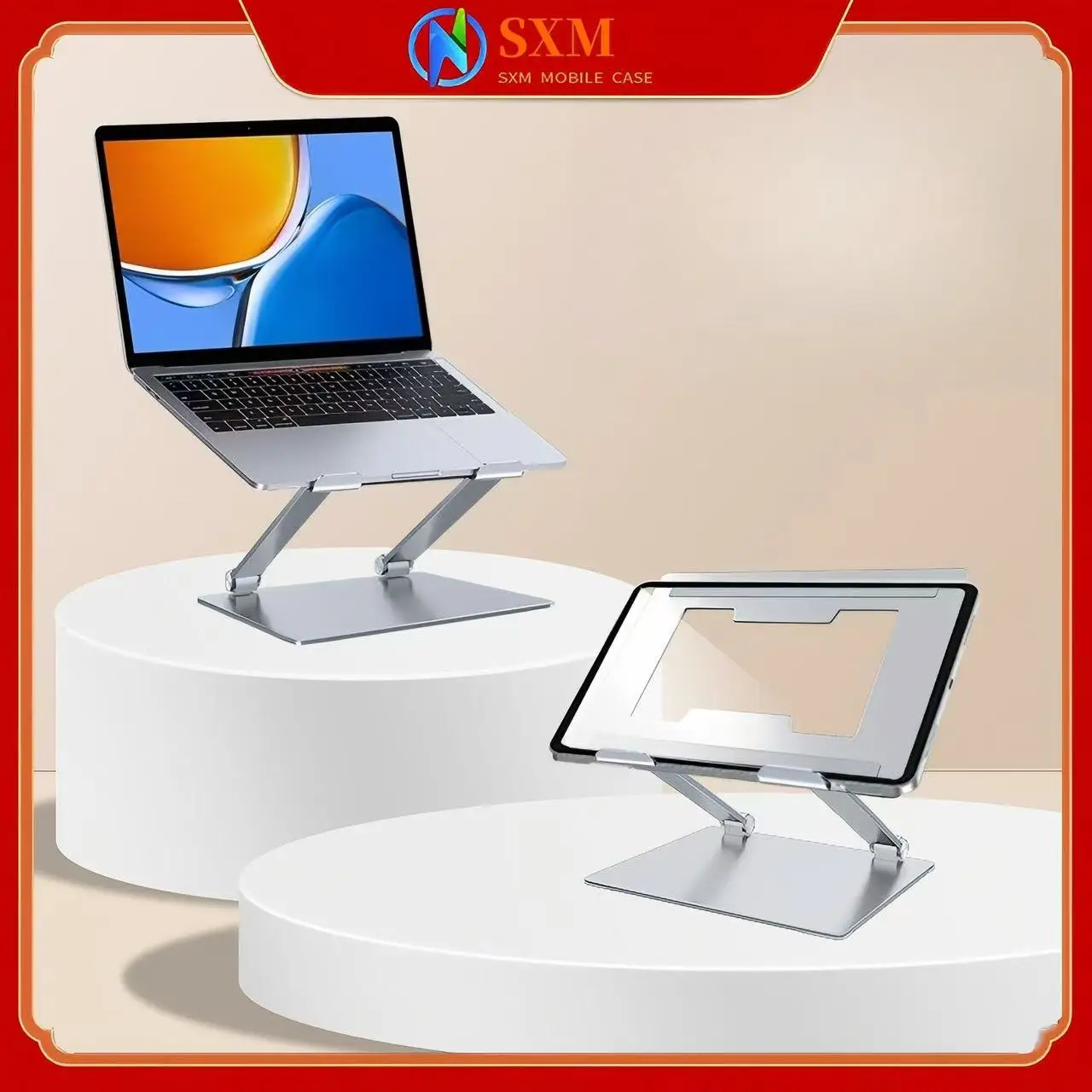All-aluminum alloy tablet bracket, computer support frame, heat dissipation folding laptop stand