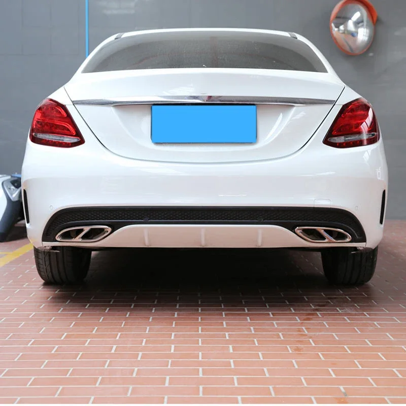 

Car Exhaust Pipe Cover Trim Car Accessories For Mercedes Benz GLC A B C E Class X253 W205 W213 W176 W177 W246 W247 2016-2019