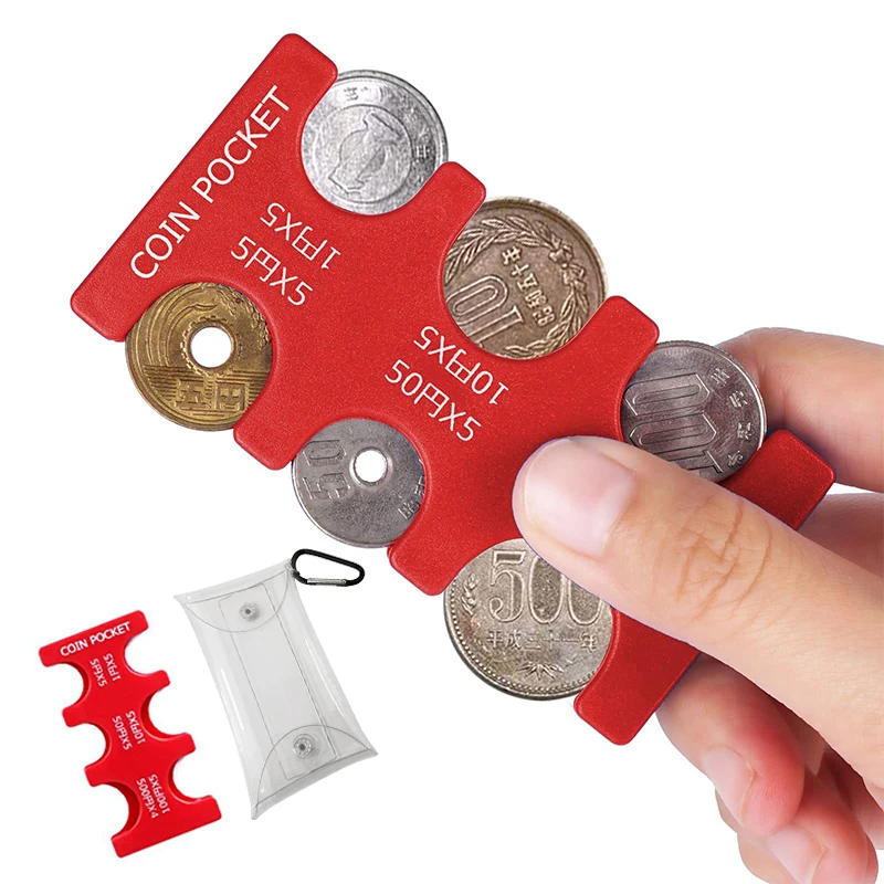 1Pc European Style Coin Dispenser Coin Collection Purse Wallet Organizer Holder Make Handling Coins Easy Comfortable Fun image 6